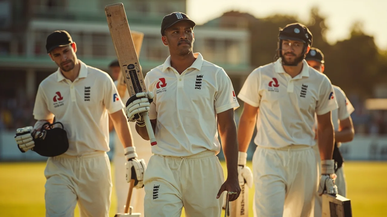 Batsman in stance